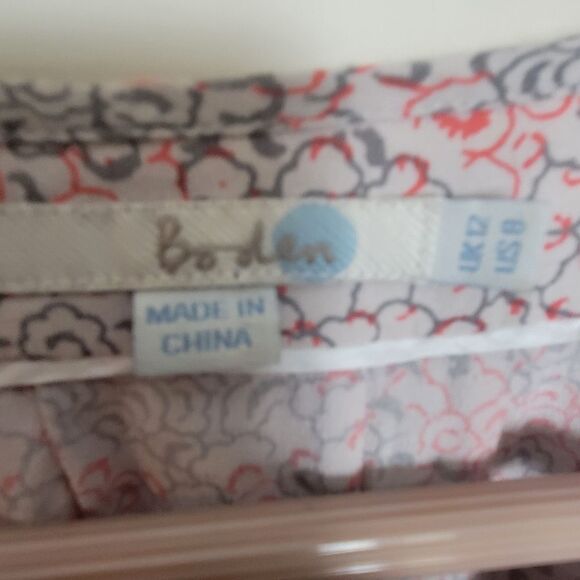 Boden WA452 Floral Brondesbury Long Sleeve Blouse US 8 - Picture 2 of 4